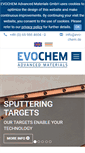 Mobile Screenshot of evo-chem.de